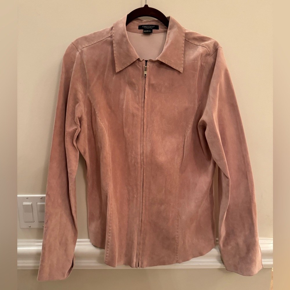 Pink REAL Suede Jacket